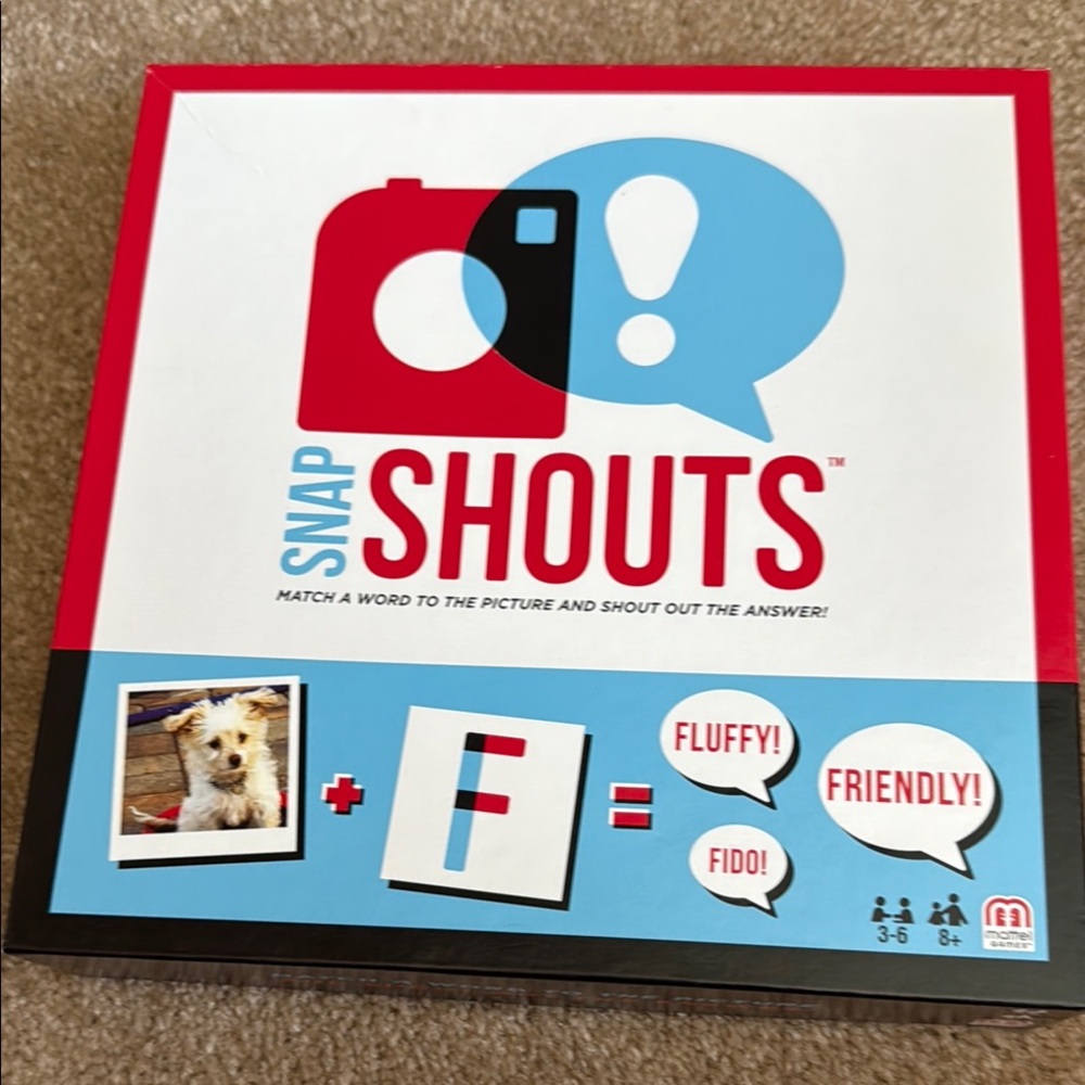 Mattel Snap Shouts game.   Like new!